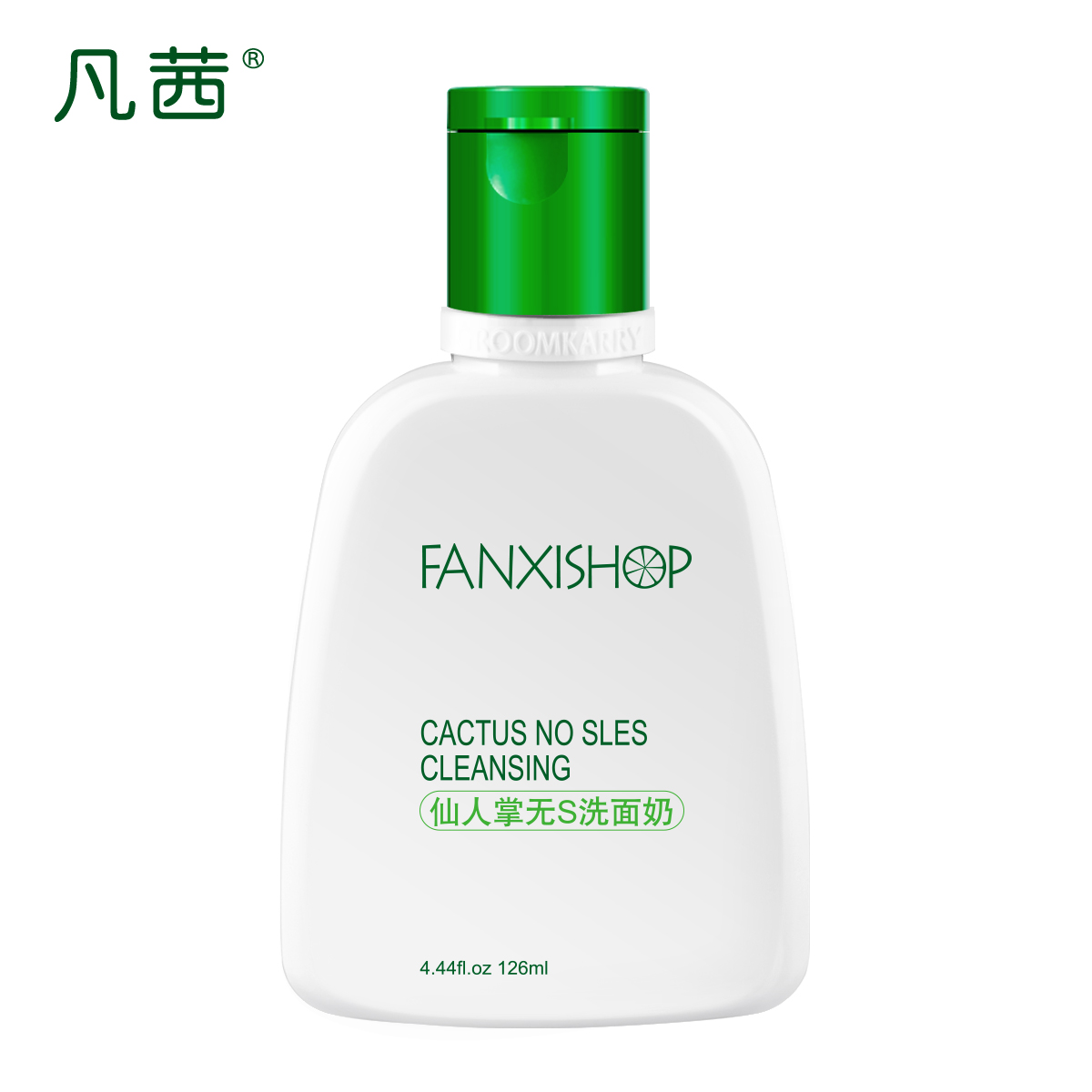 凡茜仙人掌无S洗面奶 氨基酸深层清洁泡沫洁面乳保湿男女补水温和