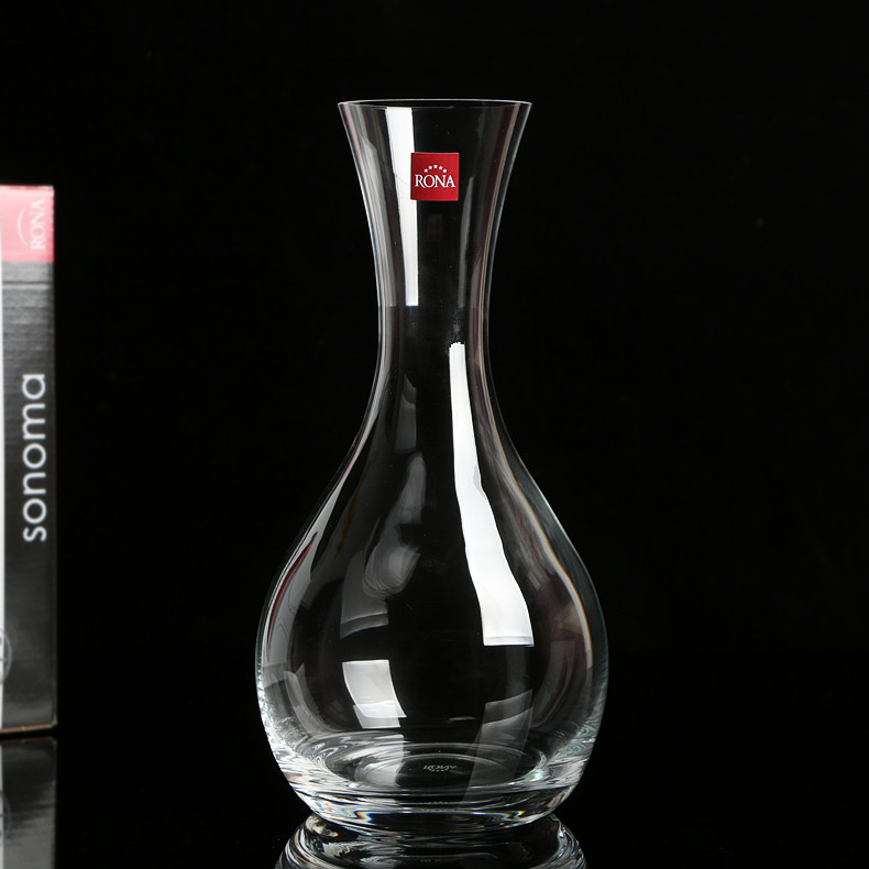Czech imports Noona RONA Crystal glass decanter red wine Home Wine Decanter Pour Decanter Big Wine Pot-Taobao