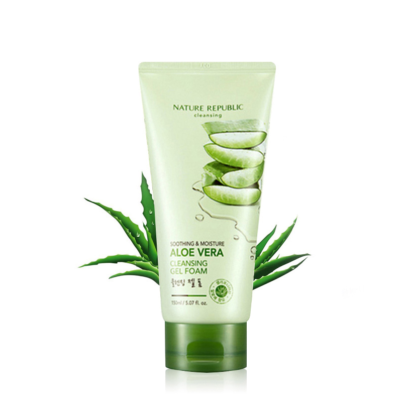 Nature Republic 自然乐园深层清洁乳洗面奶150ml 芦荟舒缓补水