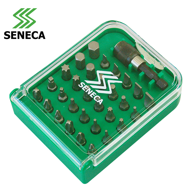 Taiwan SENECA SINICA 31-piece electric pneumatic screwdriver 6 3mm screwdriver head set connector set