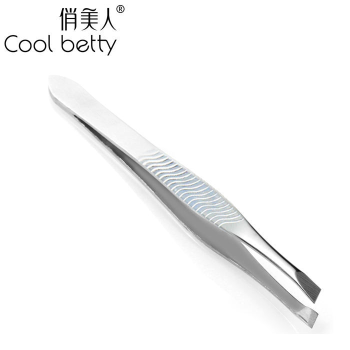 俏美人眉夹拔毛胡子镊子眉毛夹不锈钢眉钳修眉刀修眉套装美妆工具
