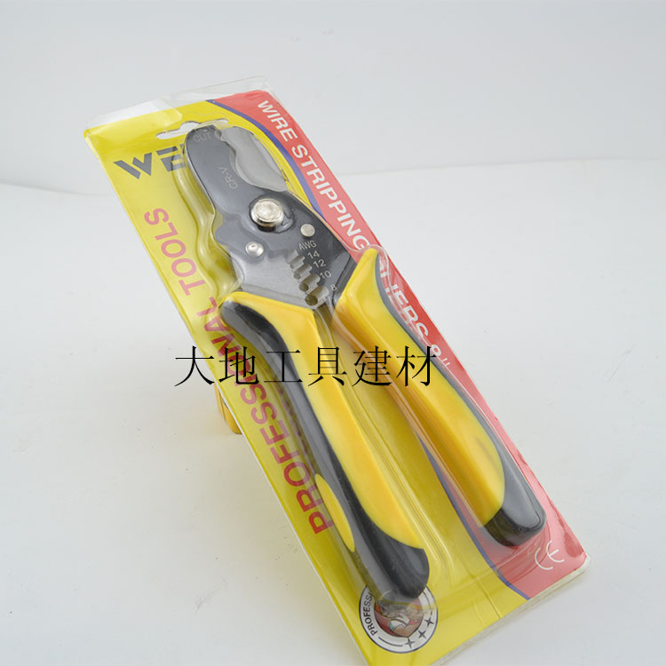 Wire stripping pliers for cables