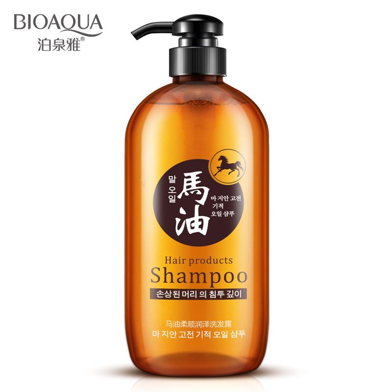 泊泉雅马油柔顺润泽洗发露无硅油洗发水滋养舒适保湿控油清爽男女
