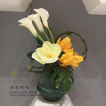 Magnolia simulation floral set sales department Model Room Hotel Villa club home decoration flower decoration