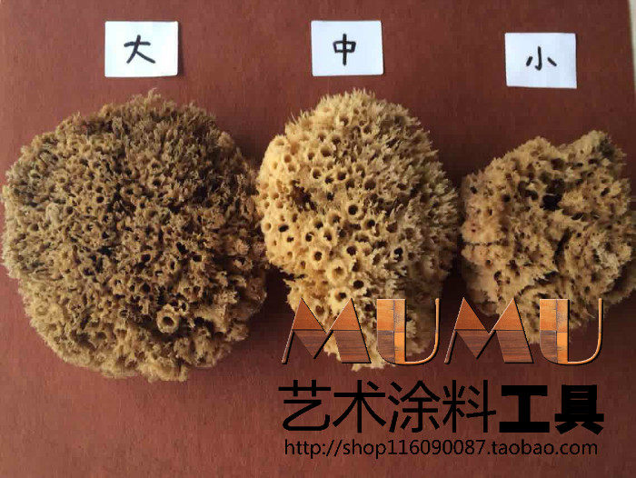 Imported natural seaweed cotton art paint tool pearlescent paint magic metal paint dot pat embossed paint