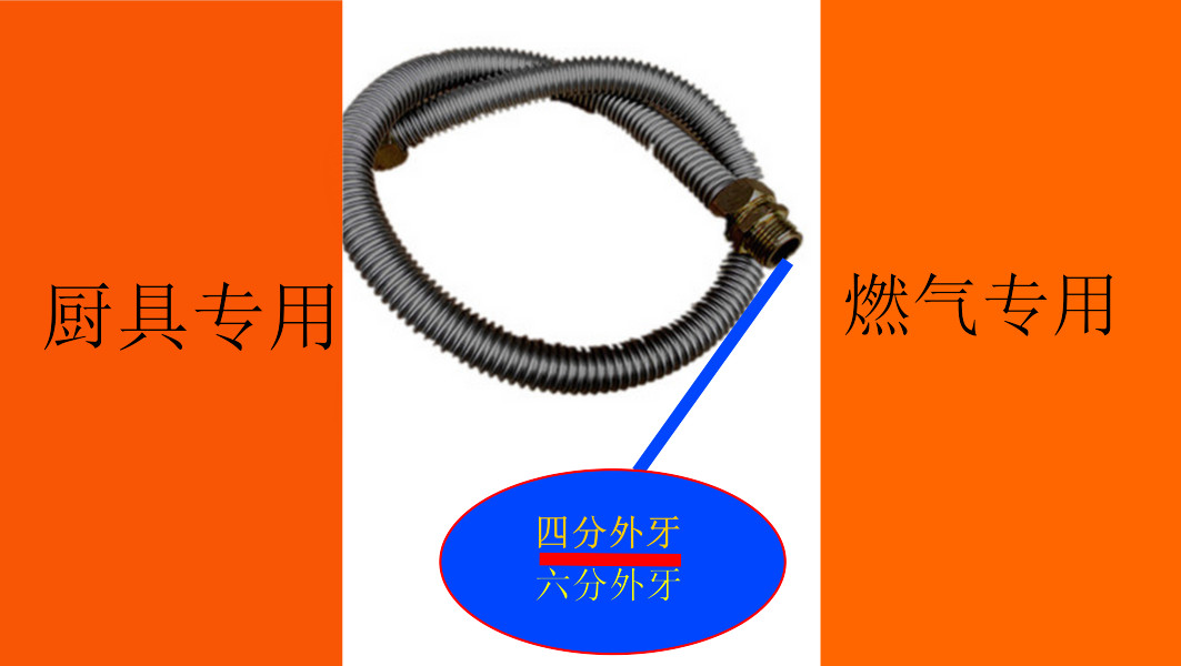 Special tracheogas pipe gas pipe gas special tracheogas pipe connection corrugated hose cookware accessories for cooker bellows gas special gas pipe