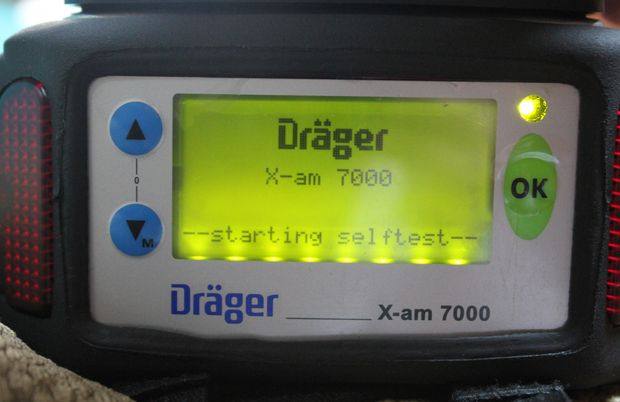 draeger Delger X - am7000 composite gas detector used