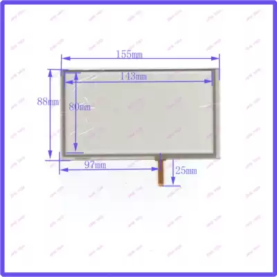 6 2-inch welded touch screen 155*88 four-wire resistance screen car navigation DVD industrial control universal