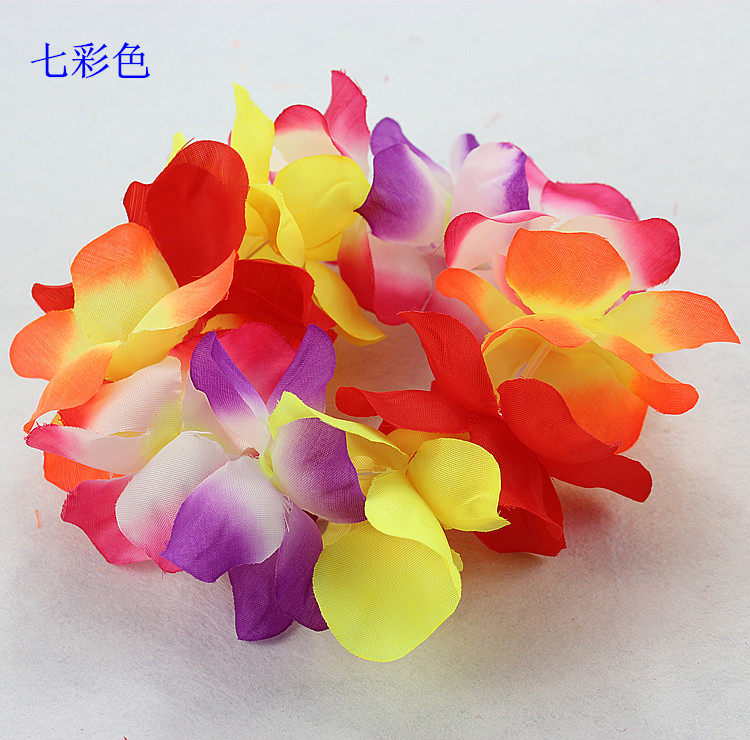 Flower Ring Head Ring Elastic Telescopic Tightness Hawaii Grass Dancing Skirt Accessories Prom Accessories Costume
