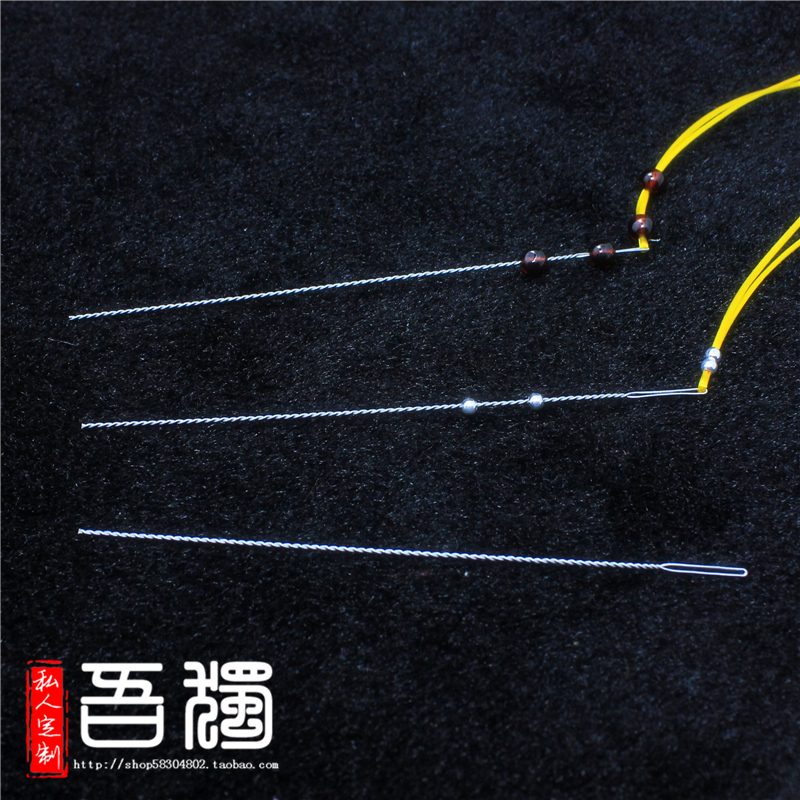 diy tool wearing beads string of beads handmade string bead needle ultra-fine large hole needle big eye needle can wear tee