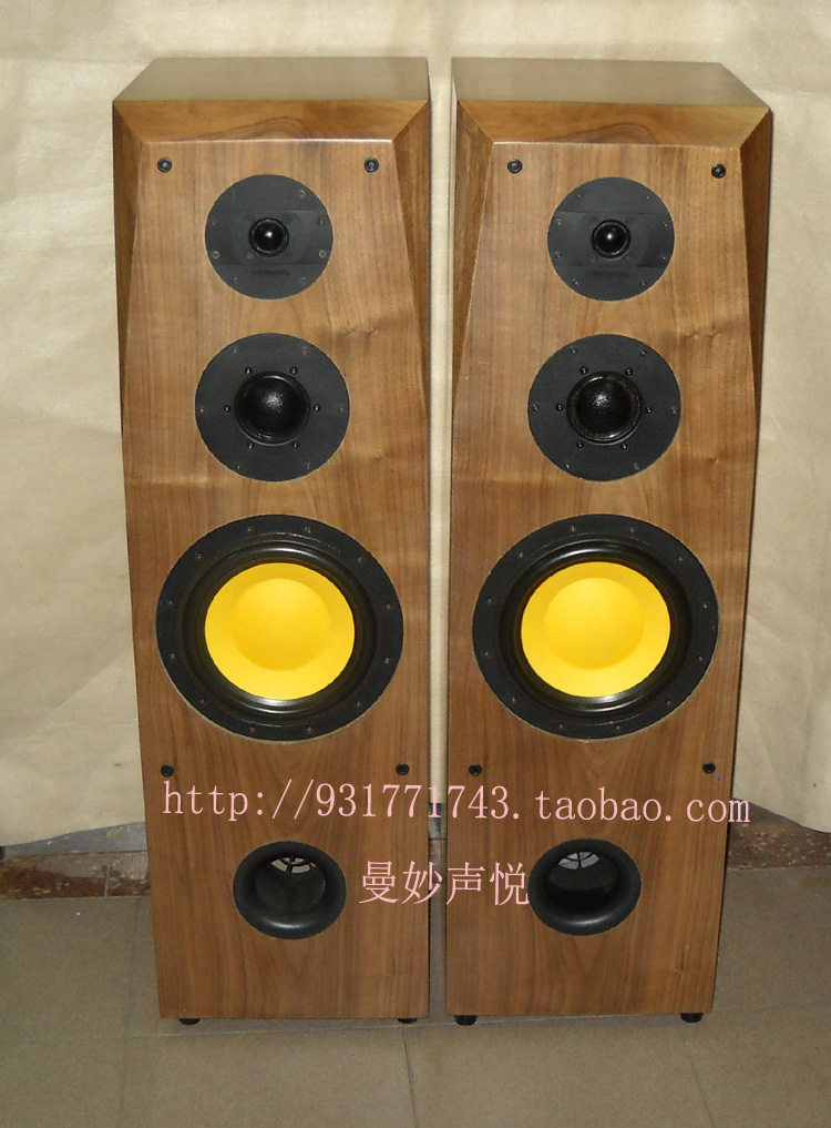 Whitway D8G DMB-A X1R three-frequency demultiplication floor speaker DIY duchy 2 3 Classic HIFI speaker pair-to-Taobao