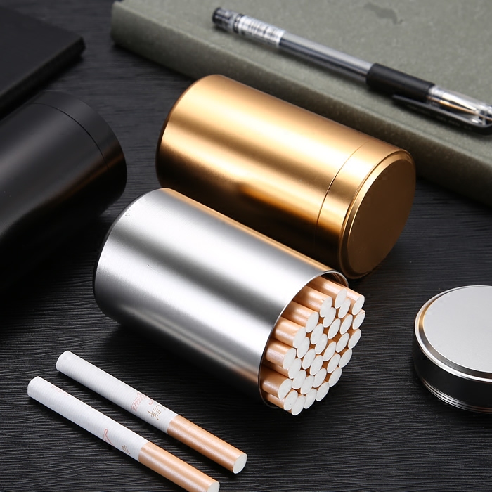 Creative Men 20 30 30 10 10 CIGARETTE BOXES LARGE CAPACITY SMOKE POT LADY LENGTHENED FINE TOBACCO CASE 40 CIGARETTE CARTRIDGES