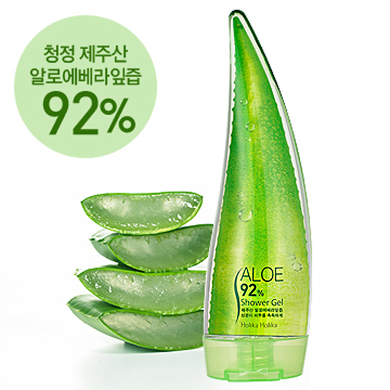 Holika Holika92%牛角芦荟沐浴露美白补水保湿250ml