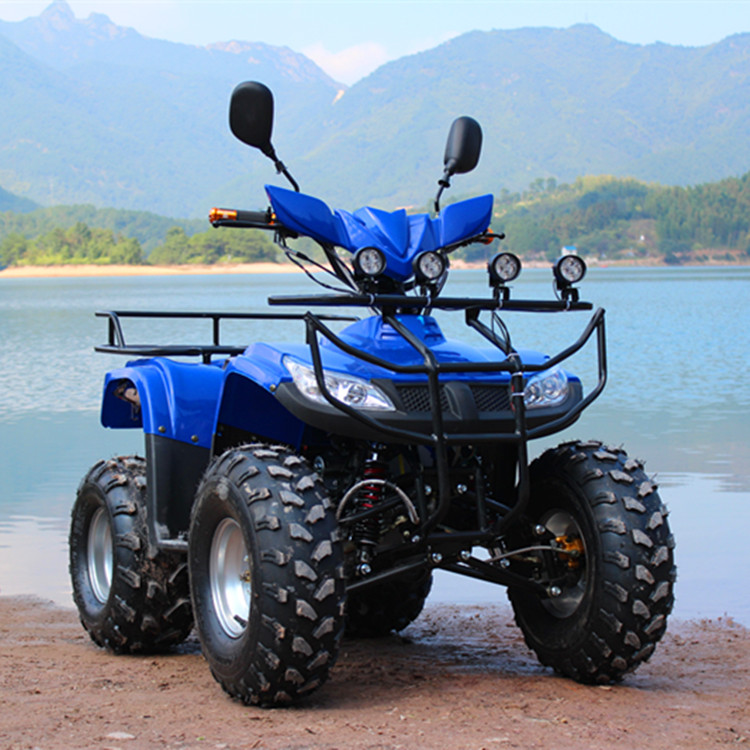 125CC small BMW ATV 7 inch 8 inch vacuum tires double exhaust pipe four-wheel off-road locomotive