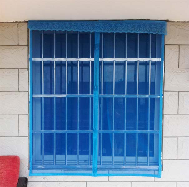 Summer encryption free from wearing magnet strips Magnetic window screens DIY summer curtains Anti-mosquito screens do not affect open windows