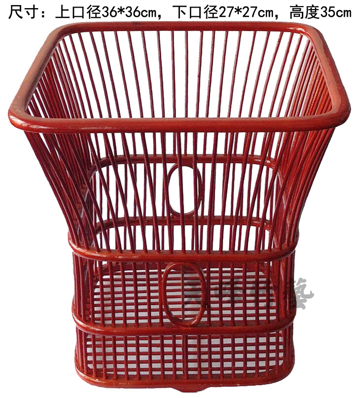 Square horn towels basket Basket Home Hotel Bustraw Frame Guesthouses Cloth Grass containing basket Dirty Clothes Basket