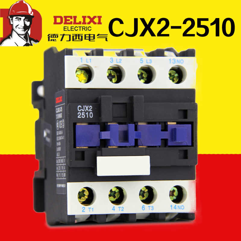 Delixi AC contactor CJX2-2510 2501 LC1 CJX4 220V 380V 25A