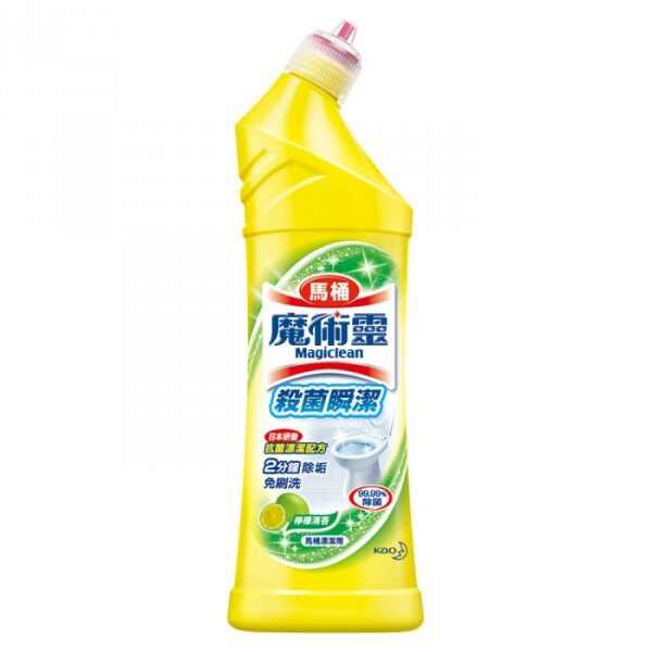 魔术灵 杀菌瞬洁马桶清洁剂-柠檬清香 500ml台湾官网直邮进口