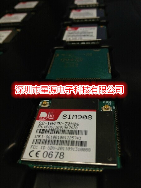 Sim908 four-band GSM GPRS module can be upgraded MMS plus positioning new original dealer spot