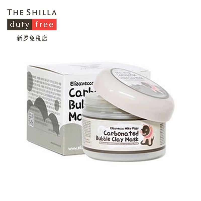 [THE SHILLA/新罗免税店] Elizavecca 小黑猪碳酸泡泡清洁面膜