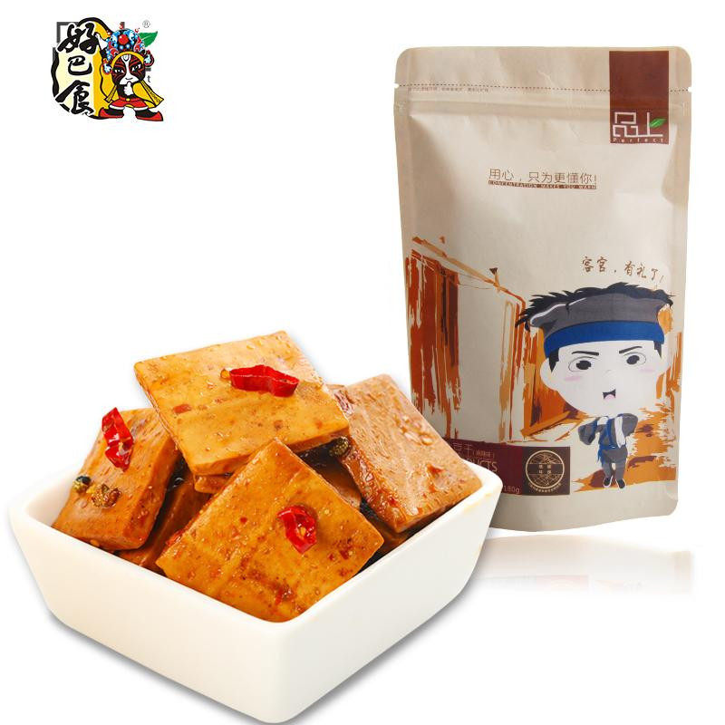 【天猫超市】徽记好巴食豆腐干麻辣味180g四川特产豆干休闲零食