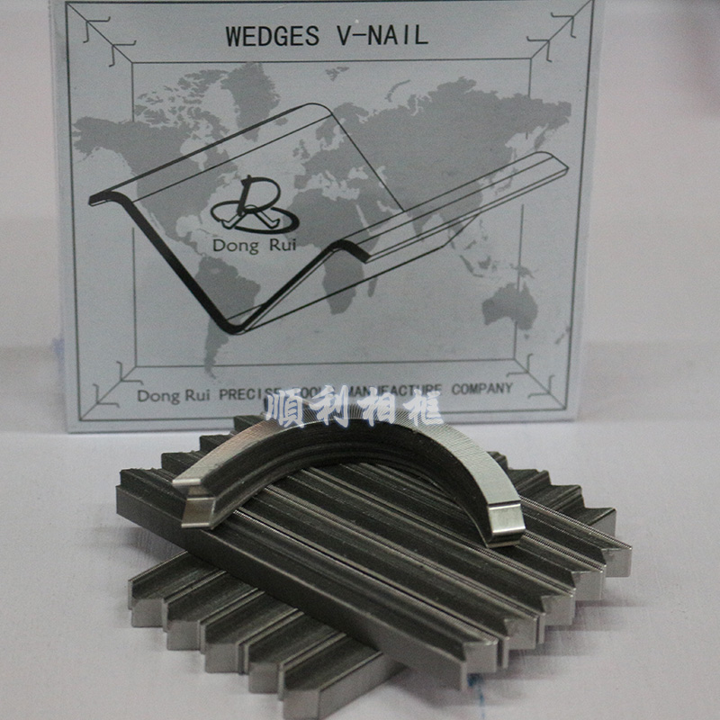 Photo frame density board dedicated French imported angle nail 7# 10# 12# imported material hardwood angle nail V nail