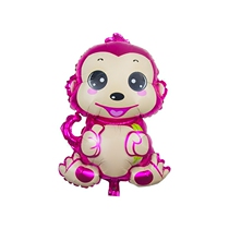 2016 Monkey Year Mascot Balloon Meta-denier Festival Monkey Balloon New Year Happy Decorative Aluminum Film Balloon