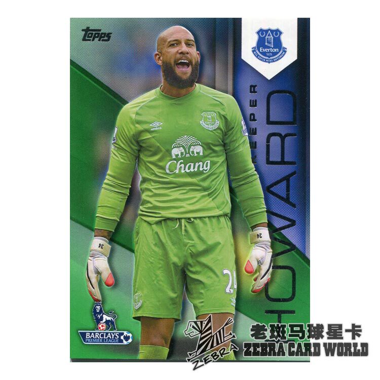 Topps premier gold 14-15 Premier League positive version star card base Howard 60
