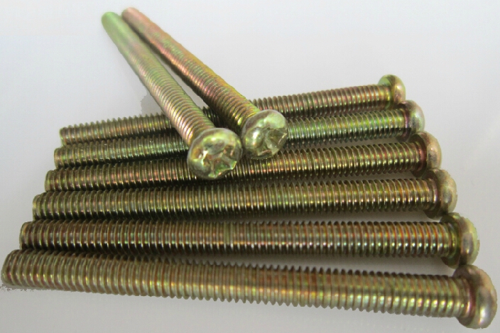 M6*10-100 semi round head machine screw GB818 - Old standard galvanized galvanized round screw sinking head screw