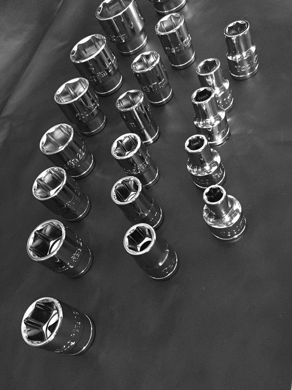 Taiwan Tuojin 6 3MM sleeve auto repair special sleeve 3 5-14 sleeve pull 1 4 chrome vanadium steel lifetime warranty