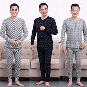 Sản phẩm mới trung và cũ nhà máy trực tiếp cotton nhiệt đồ lót nam áo len mùa thu quần dài phù hợp với cơ sở áo khoác