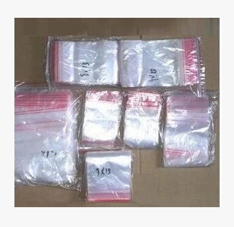 PE ziplock bag 7X10CM sealing bag transparent tape bag bone bag sealing bag packing bag waterproof storage bag