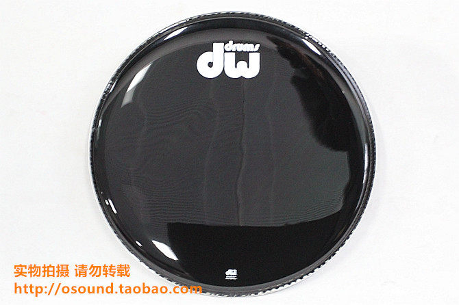 DW drum skin DRDHGB22KNV black 22 inch bottom drum skin resonance surface drum skin skin