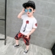 Quần áo trẻ em mùa hè Phiên bản Hàn Quốc 2018 bé trai mới set đồ ngắn tay hai mảnh 3-5 tuổi 2-4 bé mùa hè thủy triều quần áo trẻ em nam Phù hợp với trẻ em