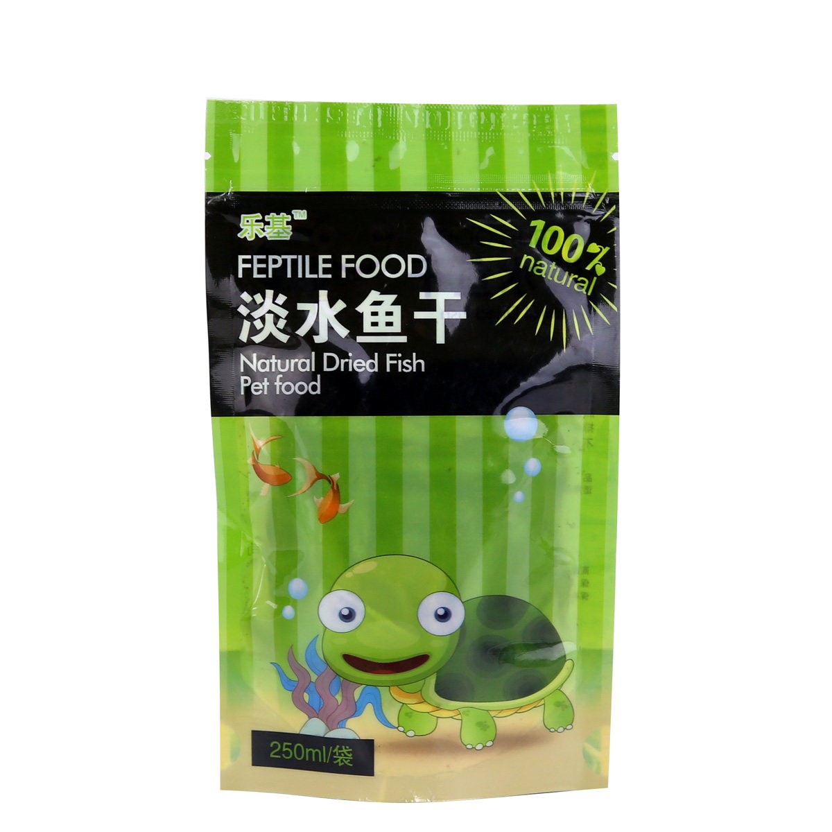 波奇网 宠物食品龟粮乐基高蛋白面包虫干淡水虾干天然鱼干龟饲料
