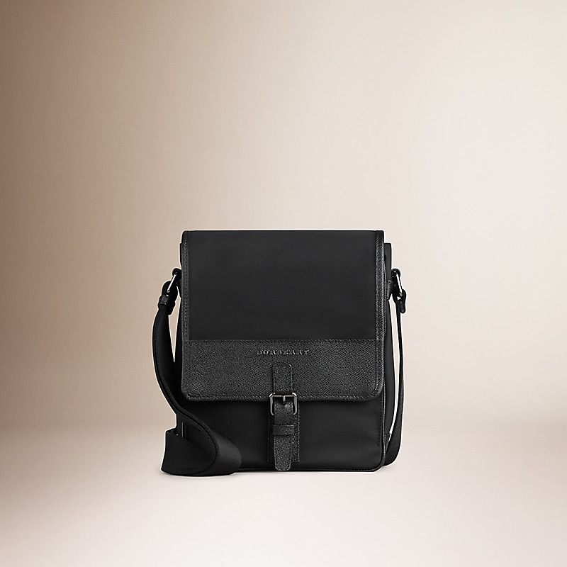 BURBERRY/博柏利皮革装饰斜背包 39583501