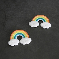 3D scene cake decoration ornaments cloud rainbow baking special mold scene cake decoration accessories