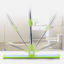  Hand scraping ground scraping dual-use silicone glass scraping telescopic rod floor scraping window scraping magic broom