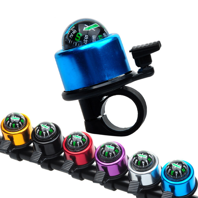 Bike Bell Climbing Bike Ride bike riding equipment with compass Colour small bell Bell Multipurpose Horn