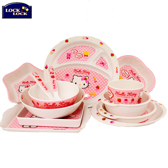 LOCK&LOCK kt Hello Kitty melamine melamine tableware