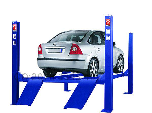 Factory direct Tongrun 4T four-column flat plate lift lift QJY4040-ZJK table 4650*480mm
