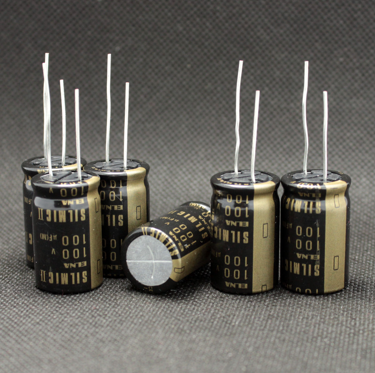19 original Thai-made Japan ELNA 100V 100UF RFS SILMIC II audio electrolytic capacitor