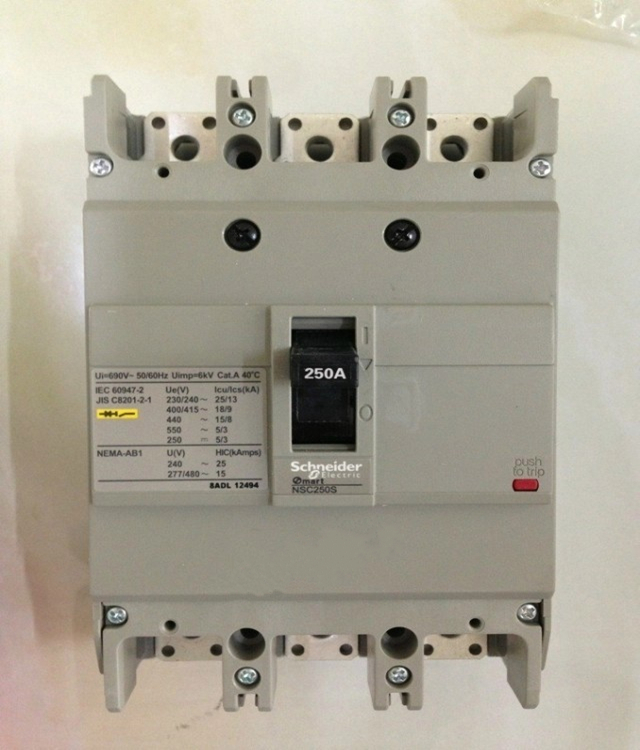 Schneider Molded Case Circuit Breaker NSC-250S 3P 250A