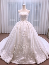 Shake-in-style Wedding Dress Bridal Gown 2021 New Spring Smelling Tug Trailing Princess Dream Sweet and Luxurious