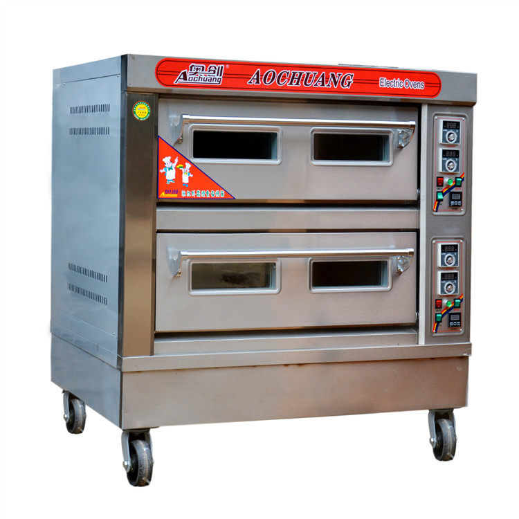 Commercial electric oven Oven Two-layer four-plate cake bread oven Multi-function oven Professional pizza oven