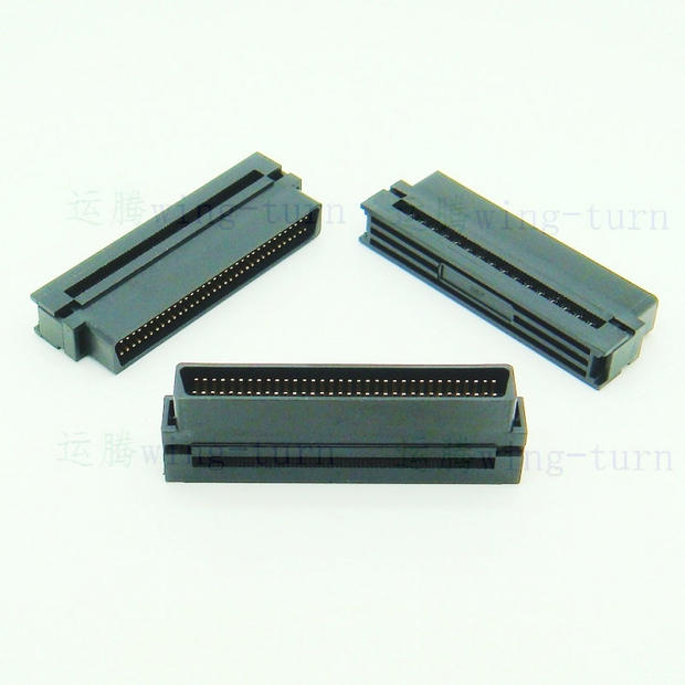 Yunteng FMD68MP-0 635 SCSI68pin cable connector HPDB68M all plastic connector