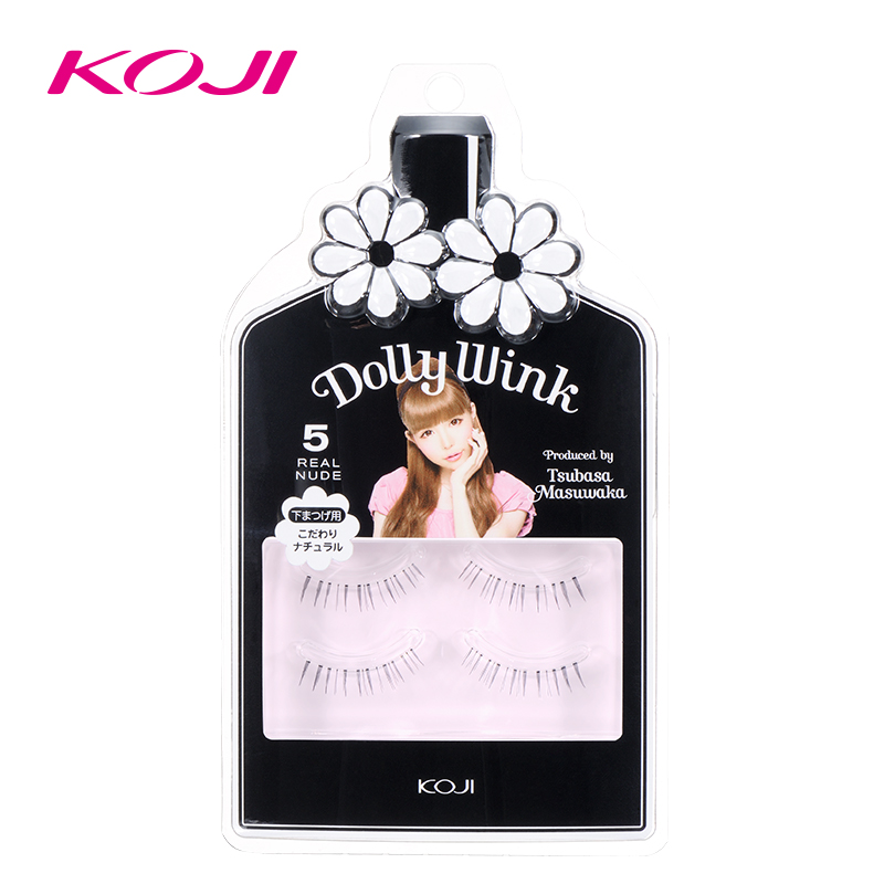 蔻吉KOJI假睫毛 日本益若翼DOLLY WINK 5#下假睫自然裸妆短款