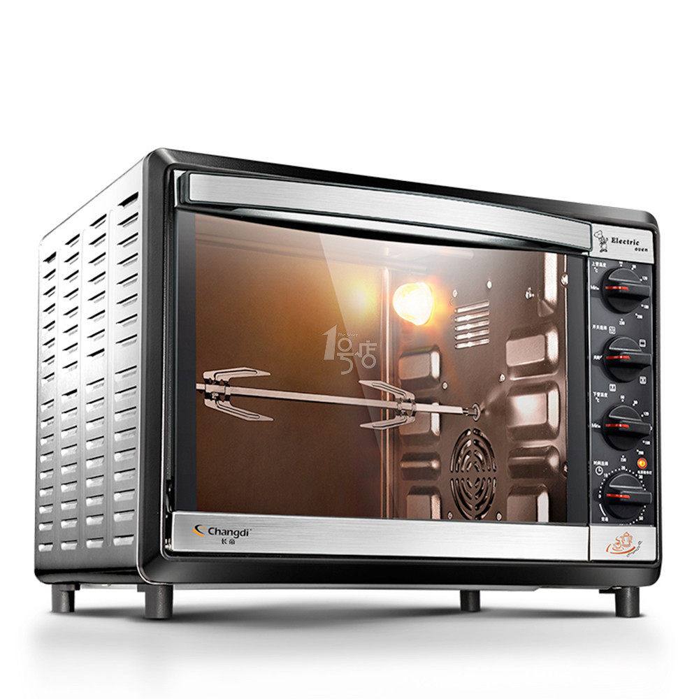 长帝 CKTF-30GS 30L上下管独立温控电烤箱 带旋转烤叉