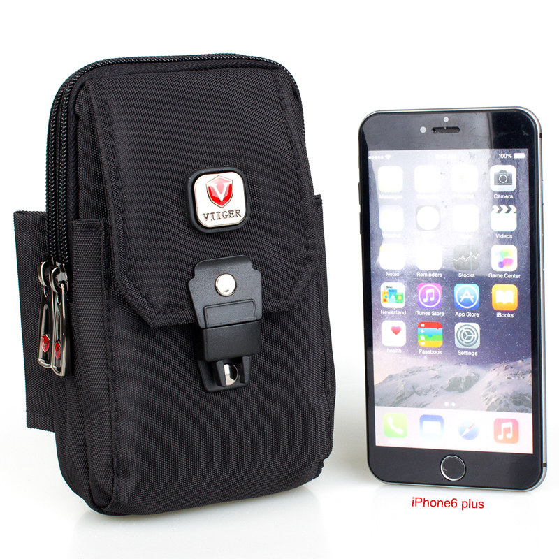 Mobile phone Purse Strings men wear belts Vertical Canvas Multifunction Casual Waterproof 6 5 6 7 Inch Sports Small Hanging Bag