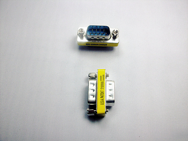 VGA 9针对针 公对公 串口头